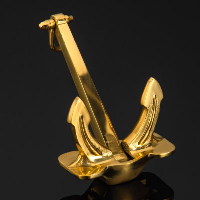 купить Якорь декоративный, латунь, железо, Бельгия, 1950-1970 гг.