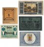 Купить Германия (разные земли) набор из 5 нотгельдов 1917-1922