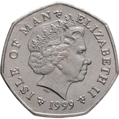 купить Остров Мэн 50 пенсов (pence) 1999 Рождество