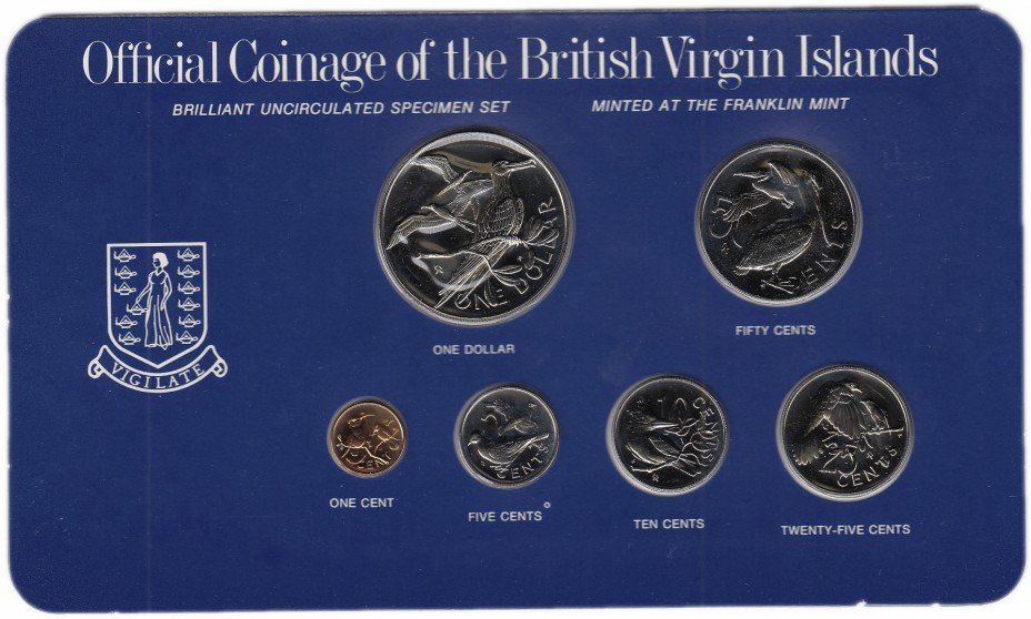 купить Британские Виргинские острова набор монет 1978 (6 монет)