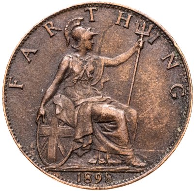 купить Великобритания 1 фартинг (farthing) 1898