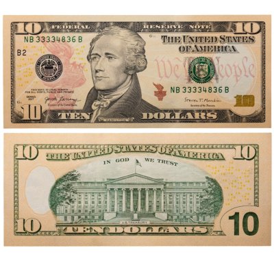 купить США 10 долларов 2017 ПРЕСС