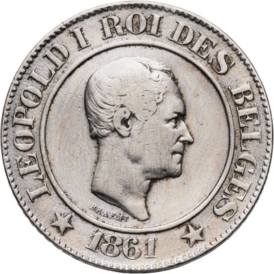 купить Бельгия 20 сантимов (centimes) 1861