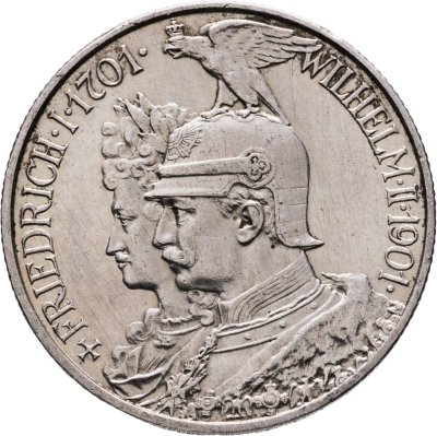 купить Германия (Империя) 2 марки (mark) 1901 "200 лет Пруссии"