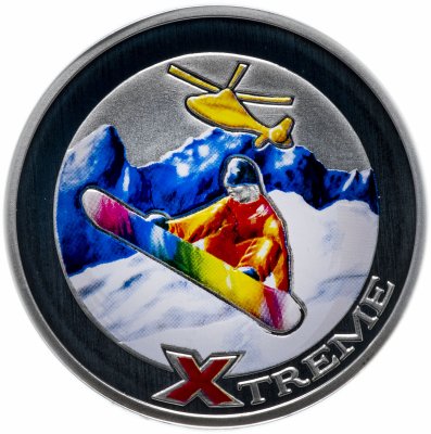 купить Андорра 10 динеров 2007 "Экстремальные виды спорта: хелибординг"