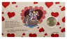 Купить Тувалу 1 доллар 2019 "Кролик Багс Банни, Lovestruck", цветная, в буклете с маркой