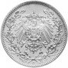 Купить Германия (Германская империя) 1/2 марки 1918 "D"