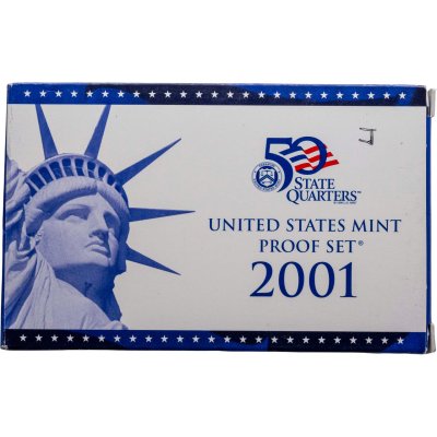 купить США годовой набор монет 2001 S (10 штук)