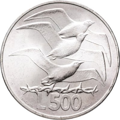 купить Сан-Марино 500 лир (lire) 1975 "Любовь у животных"