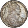 Купить полтина 1734 года корона разделяет надпись