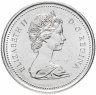 Купить Канада 25 центов (cents) 1973 "100 лет конной полиции Канады"
