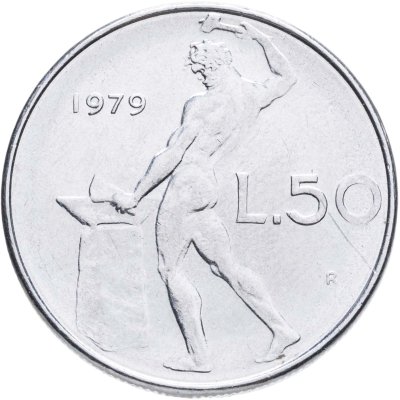 купить Италия 50 лир 1979