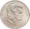 Купить Франция 100 франков (francs) 1984  50 лет со дня смерти Марии Кюри в слабе Монетник. ру MS62