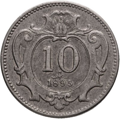 купить Австрия 10 геллеров (heller) 1895