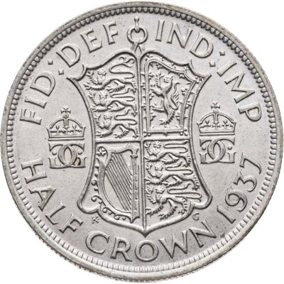 купить Великобритания 1/2 кроны (crown) 1937