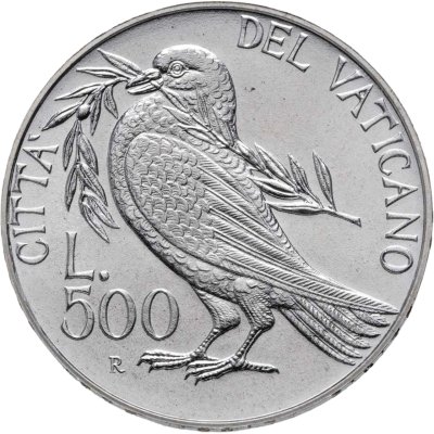 купить Ватикан 500 лир (lire) 1993 "Мир во всём мире" в футляре