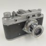 Купить Фотоаппарат "Зоркий-С" с объективом "Индустар-22" в оригинальном кофре, металл, стекло, пластик, кожа, Красногорский механический завод (КМЗ), СССР, 1955-1958 гг.