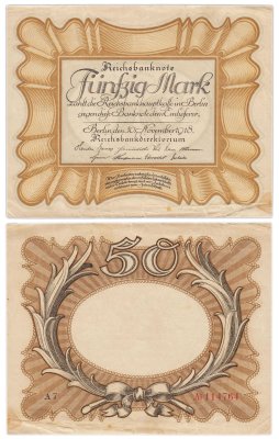 купить Германия 50 марок 1918 P-65 (Германская Империя)
