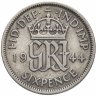 Купить Великобритания 6 пенсов 1944