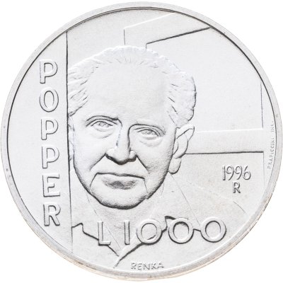 купить Сан-Марино 1000 лир (lire) 1996 "Карл Раймунд Поппер"