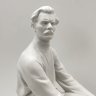 Купить Статуэтка "Максим Горький", автор В.Г. Стамов,, бисквит, Ленинградский фарфоровый завод (ЛФЗ), СССР, 1950-1960 гг.