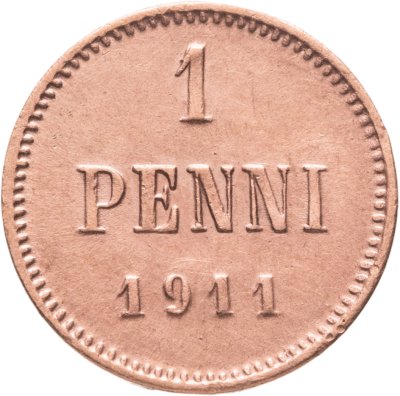купить 1 пенни (penni) 1911 Российская Финляндия