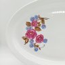 Купить Блюдо, украшенное цветочным декором, фарфор, деколь, Colditz (Кольдиц), ГДР, 1960-1980 гг.