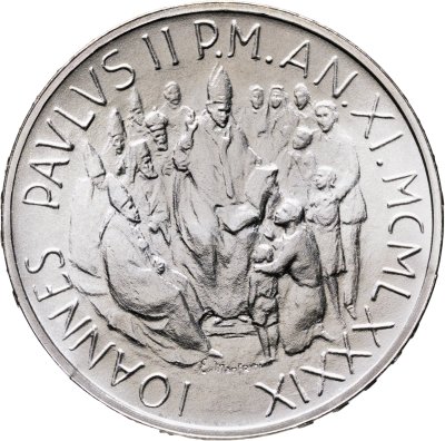 купить Ватикан 1000 лир (lire) 1989
