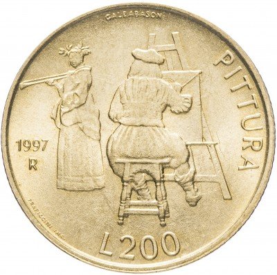 купить Сан-Марино 200 лир 1997 "Живопись"