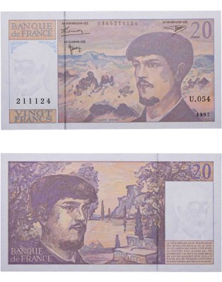 купить Франция 20 франков 1997 (Pick 151i)