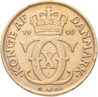 купить Дания 1 крона (crown) 1940