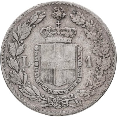 купить Италия 1 лира (lira) 1887