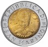 Купить Сан-Марино 500 лир 1999 "Исследование космоса"
