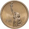 Купить США 1 доллар 2021 "Первый государственный университет", знак монетного двора: "D" - Денвер