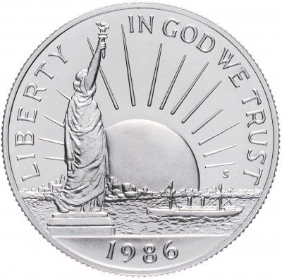 купить США 1/2 доллара 1986 "Статуя Свободы"