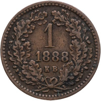 купить Венгрия 1 крейцер (kreuzer) 1888