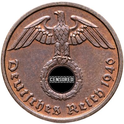 купить Германия, Третий рейх 2 рейхспфеннига (reichspfennig) 1940 Е