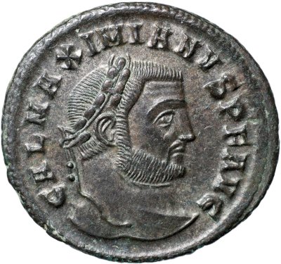 купить Римская Империя. Галерий [305-311] Фоллис. биллон. 307-308