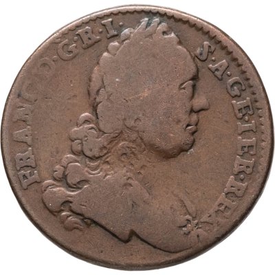 купить Австрия 1 крейцер 1760 Франц I, знак монетного двора "W" - Вена