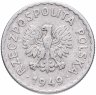 Купить Польша 1 злотый (zloty) 1949