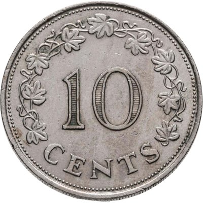 купить Мальта 10 центов 1972
