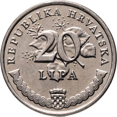 купить Хорватия 20 лип (lipa) 2009