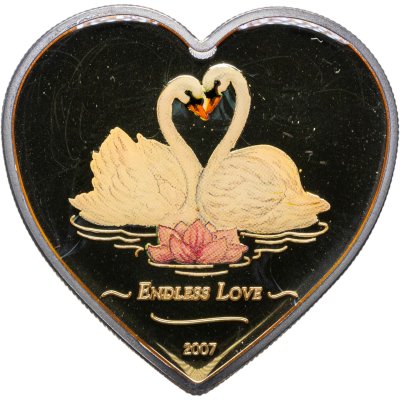 купить Либерия 10 долларов 2007 "Сердце"