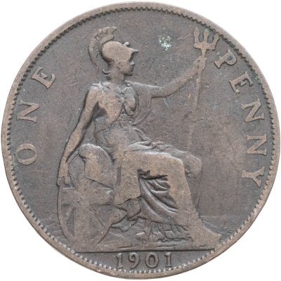 купить Великобритания 1 пенни (penny) 1901
