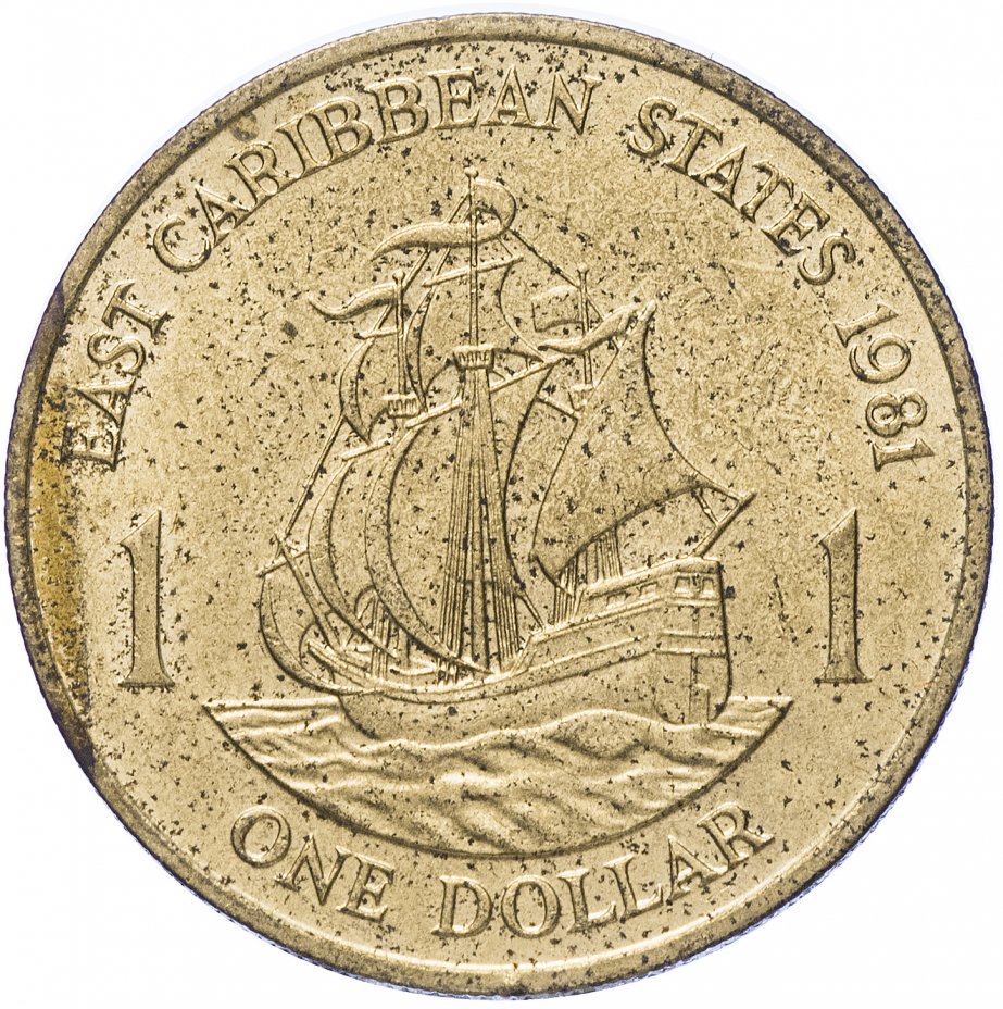 купить Восточные Карибы 1 доллар 1981