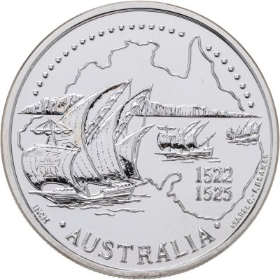 купить Португалия 200 эскудо (escudos) 1995 "Золотой век открытий - Австралия" серебро
