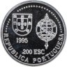 Купить Португалия 200 эскудо (escudos) 1995 "Золотой век открытий - Австралия" серебро