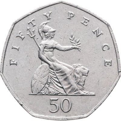 купить Великобритания 50 пенсов (pence) 2002