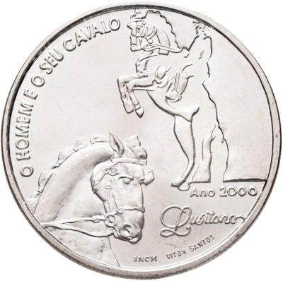 купить Португалия 1000 эскудо (escudos) 2000 "Лузитанские лошади - 4-я иберо-американская серия"