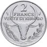 Купить Мадагаскар 2 франка (francs) 1983